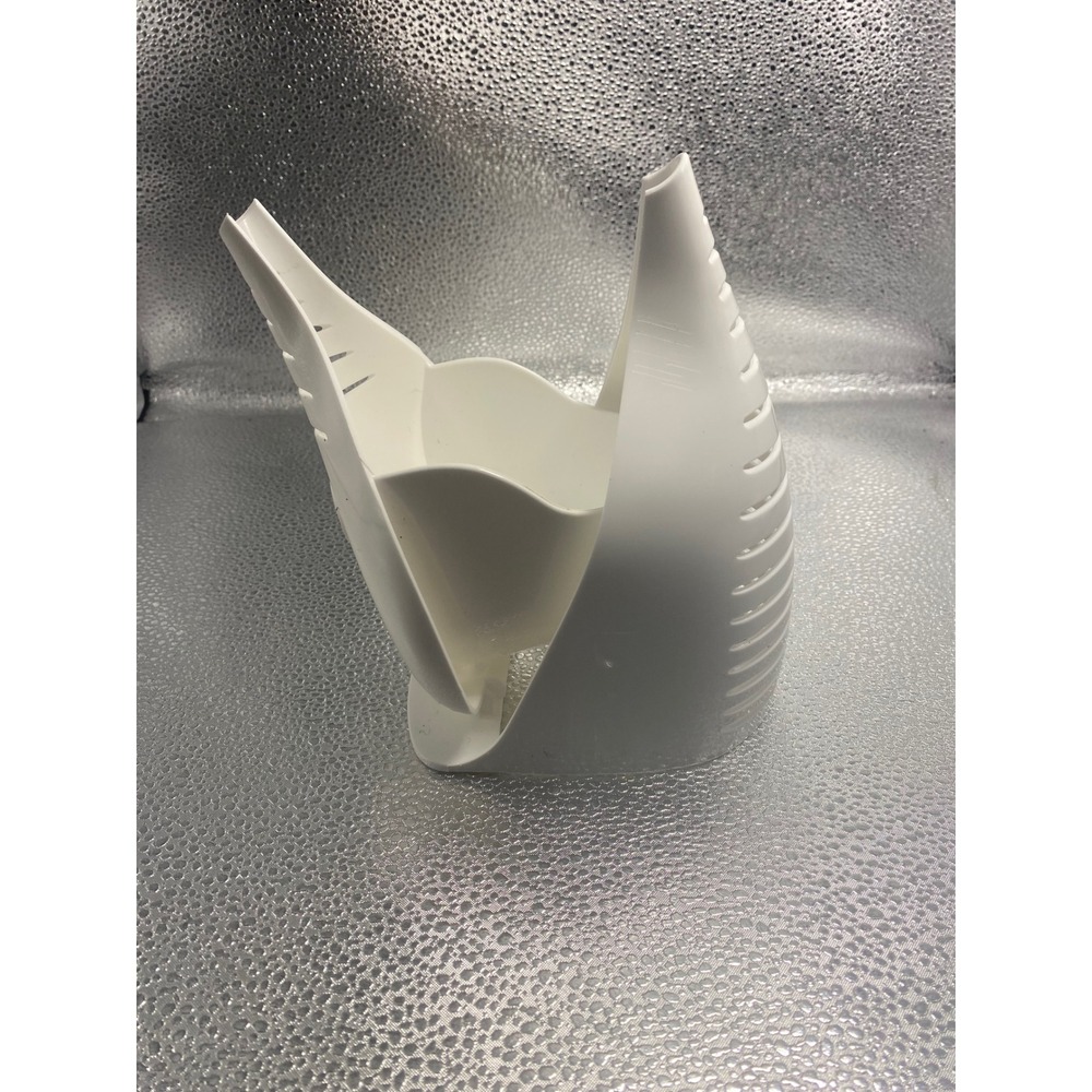 Libman White Plastic Scrub Brush Holder Caddy Ventilated Sink Organizer - Picture 5 of 6